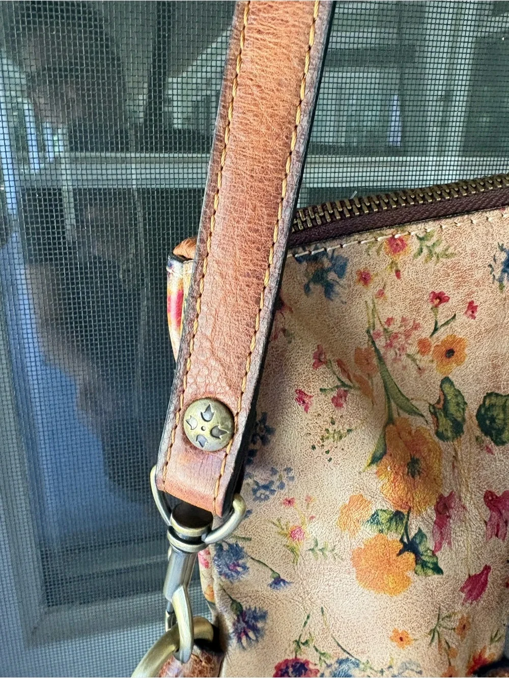 Patricia Nash Backpack Leather Womens Purse Boho Prairie Rose